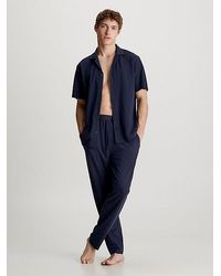 Calvin Klein - Pyjama Met Broek - Ck Black - Lyst