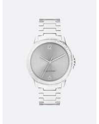 Calvin Klein - Linear Dial Link Bracelet Watch - Lyst