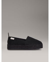 Calvin Klein - Espadrillas Con Plateau - Lyst