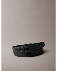 Calvin Klein - Cintura Con Logo Emblem Double-Face - Lyst