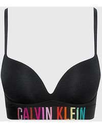 Calvin Klein - Push-up Plunge Bh - Intense Power Pride - Lyst