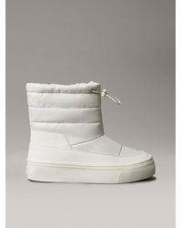 Calvin Klein - Jeans Warm Sherpa Platform Snowboots - Lyst