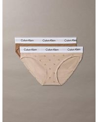 Calvin Klein - 2 Pack Bikini Briefs Icon Cotton Modal - Lyst