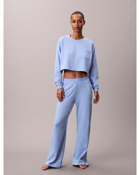 Calvin Klein - Logo Cotton Jersey Pyjama Pants - Lyst