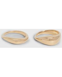 Calvin Klein - Organic Shape 2-Piece Rings Set - Lyst