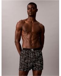 Calvin Klein - Monogram Logo Slim Boxer - Lyst