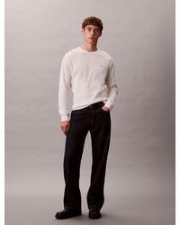 Calvin Klein - Long Sleeve Waffle T-Shirt - Lyst