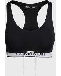 Calvin Klein - Double Underband Medium Impact Sports Bra - Lyst