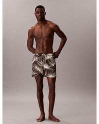 Calvin Klein - Medium Drawstring Swim Shorts Essentials - Lyst