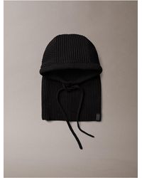 Calvin Klein - Ribbed Drawstring Balaclava - Lyst