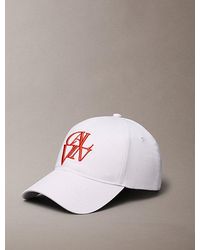 Calvin Klein - Uv Twill Logo Embroidery Adjustable Cap - Lyst