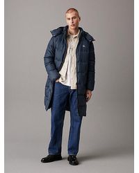 Calvin Klein - Donzen Pufferjas Met Capuchon - Lyst
