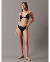Calvin Klein - Bikini Bottoms - Ck Micro Belt - Lyst