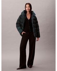 Calvin Klein - Shine Wrap Puffer Jacket - Lyst