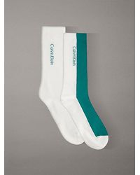 Calvin Klein - 2 Pack Moisture-Wicking Crew Socks - Lyst
