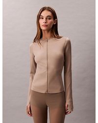 Calvin Klein - Onzichtbaar Tussenlaag Shapewear Jack Met Rits - Lyst