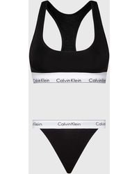 Calvin Klein - Bralette And Thong Set - Modern Cotton - Lyst
