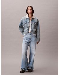 Calvin Klein - Jeans Sherpa Denim Jacket - Lyst