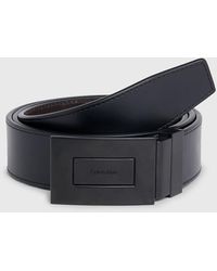 Calvin Klein - Reversible Leather Belt - Lyst