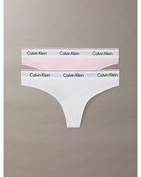 Calvin Klein - 2 Pack Thongs - Lyst