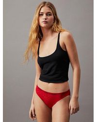Calvin Klein - 3-pack Kanten Brazilian, String En Bikinislip - Lyst