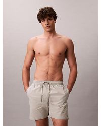 Calvin Klein - Medium Drawstring Swim Shorts - Lyst