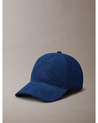 Calvin Klein - Corduroy Logo Embroidery Cap - Lyst