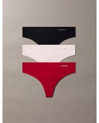 Calvin Klein - 3 Pack Thongs - Lyst