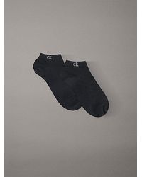 Calvin Klein - 2 Pack Soft Texture Trainer Socks - Lyst