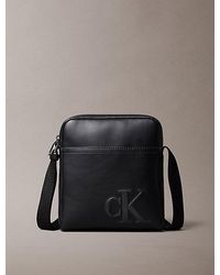 Calvin Klein - Reporter Bag Mit Durchgehendem Monogramm-Logo - Lyst