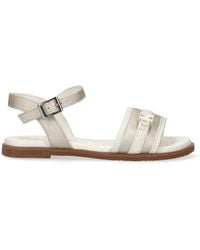 Calvin Klein - Kids Metallic Signature Sandals - Lyst