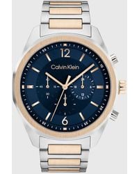 Calvin Klein - Tone Stainless Steel Bracelet - Lyst