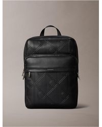 Calvin Klein - Embossed Emblem Logo Trolley Backpack - Lyst