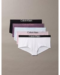 Calvin Klein - 5 Pack Boy Shorts Extra Soft Cotton Stretch - Lyst