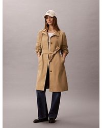 Calvin Klein - Jeans Tech Long Trench Coat - Lyst