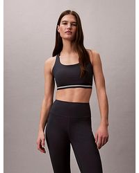 Calvin Klein - Sport Quick Dry Medium Impact Sports Bra - Lyst