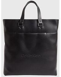 Calvin Klein Gerecyclede Tote Bag - Zwart