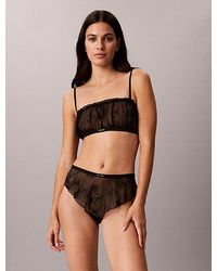 Calvin Klein - Tanga Eternal Floral Lace - Lyst