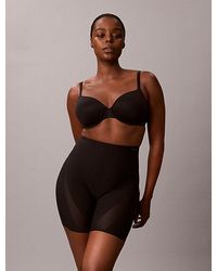 Calvin Klein - Sculpted Shapewear Shorts Stay Put Mesh - Lyst