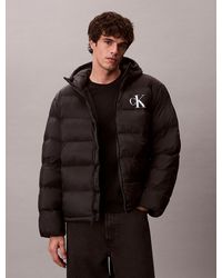 Calvin Klein - Monogram Puffer Jacket - Lyst