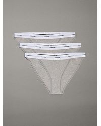 Calvin Klein - 3-Pack Bikinislips - Lyst