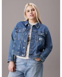 Calvin Klein - Veste en jean grande taille 90's - Lyst