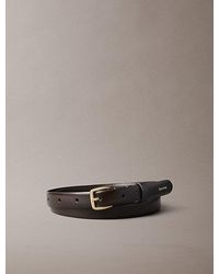 Calvin Klein - Full Grain Leather Belt - Lyst
