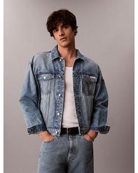 Calvin Klein - Jeans 90S Denim Logo Trucker Jacket - Lyst