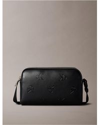Calvin Klein - Calvin Klein Allover Monogram Camera Bag - Lyst