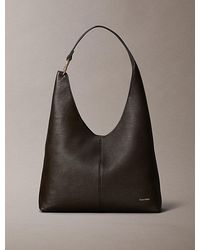 Calvin Klein - Slouchy Leather Medium Shoulder Bag - Lyst