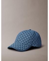 Calvin Klein - Canvas Emblem Logo Baseball Cap - Lyst