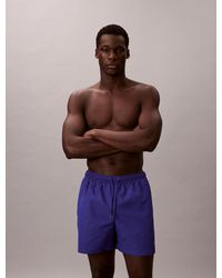 Calvin Klein - Medium Drawstring Swim Shorts - Lyst