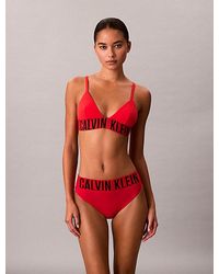Calvin Klein - Triangel Bikinitop - Lyst