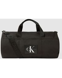 Calvin Klein Bolso de fin de semana de nailon reciclado - Negro